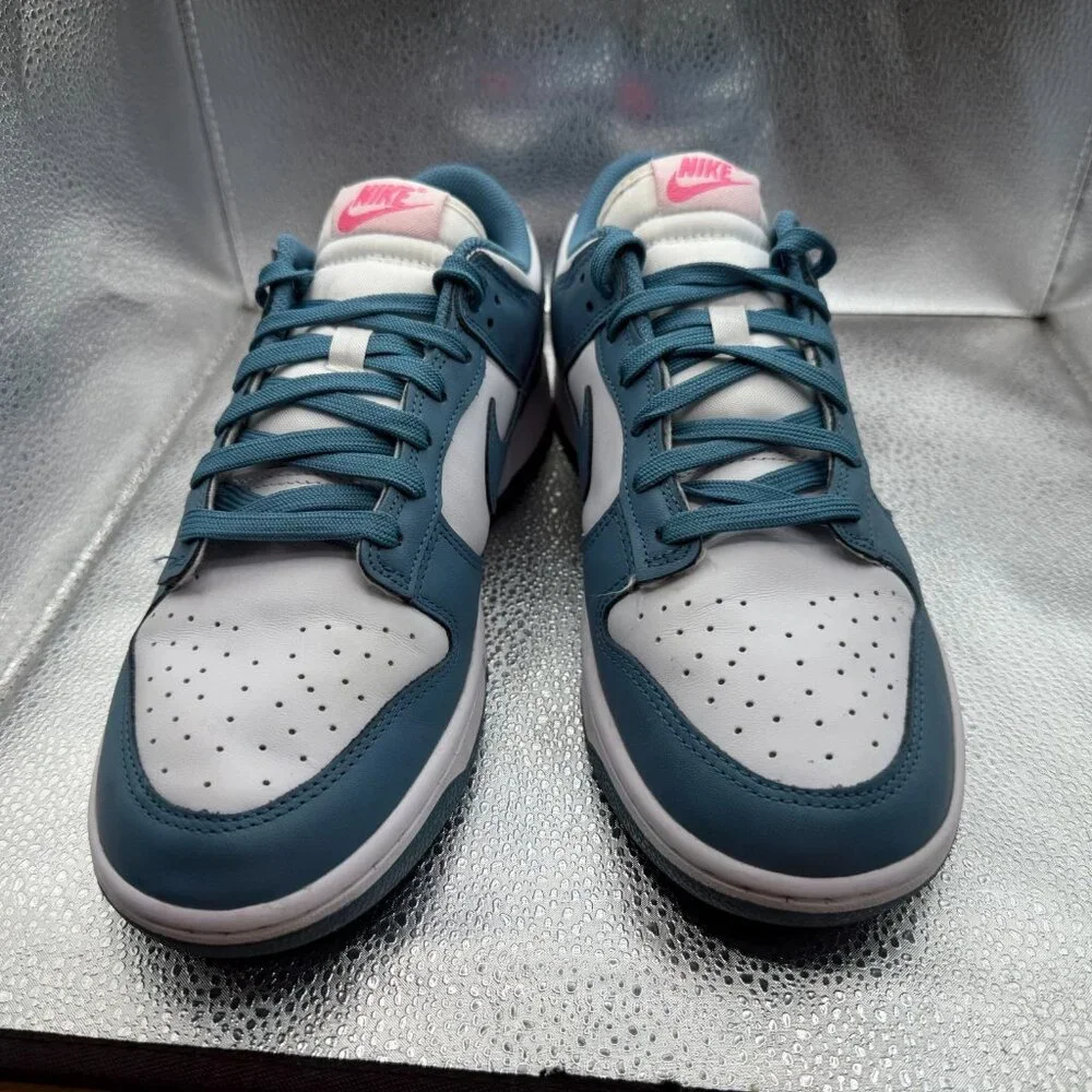 Size 11 Nike Dunk Low South Beach Aqua White Womens Athletic‎ Shoes FJ0739-100